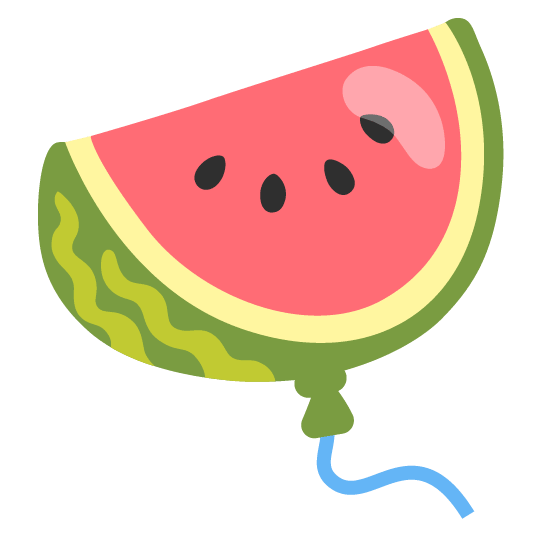 :emojikitchen_melonballoon: